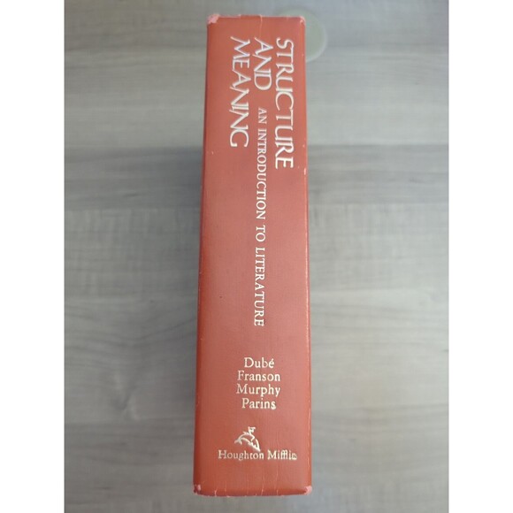 1976 Structure and Meaning: An Introduction to Literature by Anthony Dube HC - Picture 3 of 7